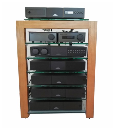 Lot 573 - A Naim stereo audio system with pair of...