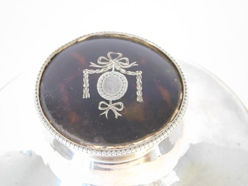 Lot 441 - An early 20th century silver and tortoiseshell...