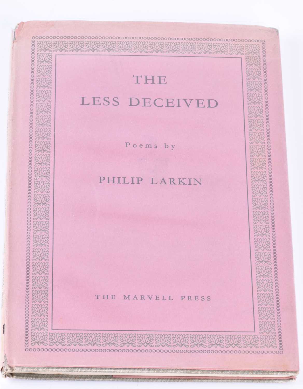 Lot 576 - 'The Less Deceived', a collection of poems by...