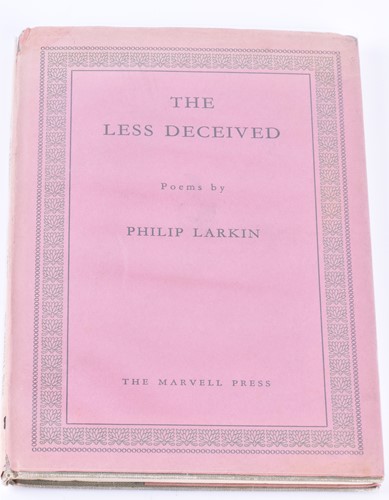 Lot 576 - 'The Less Deceived', a collection of poems by...