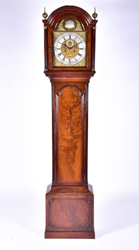 Lot 470A - A Scottish George III mahogany longcase clock...