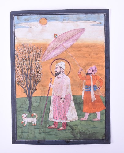 Lot 538 - A collection of twelve Indian miniature...