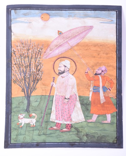 Lot 538 - A collection of twelve Indian miniature...