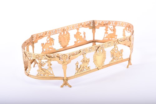 Lot 337 - A French gilt metal planter, late 19th century,...