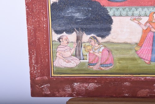 Lot 388 - Indian School, 19th century, Krishna and Radha...