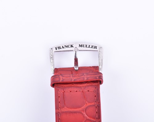 Lot 553 - A Franck Muller Long Island 18ct white gold...