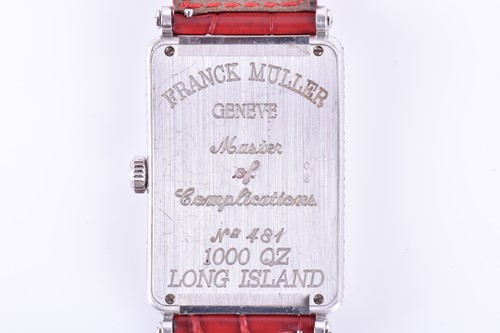 Lot 553 - A Franck Muller Long Island 18ct white gold...