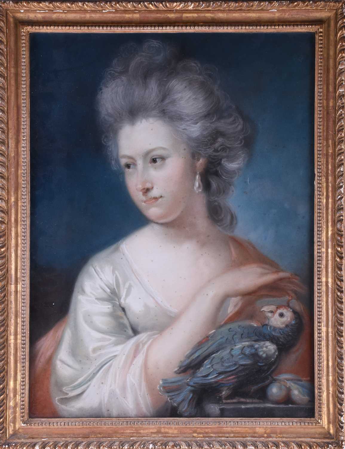 Lot 2 - John Russell (1745 - 1806), portrait of a lady...