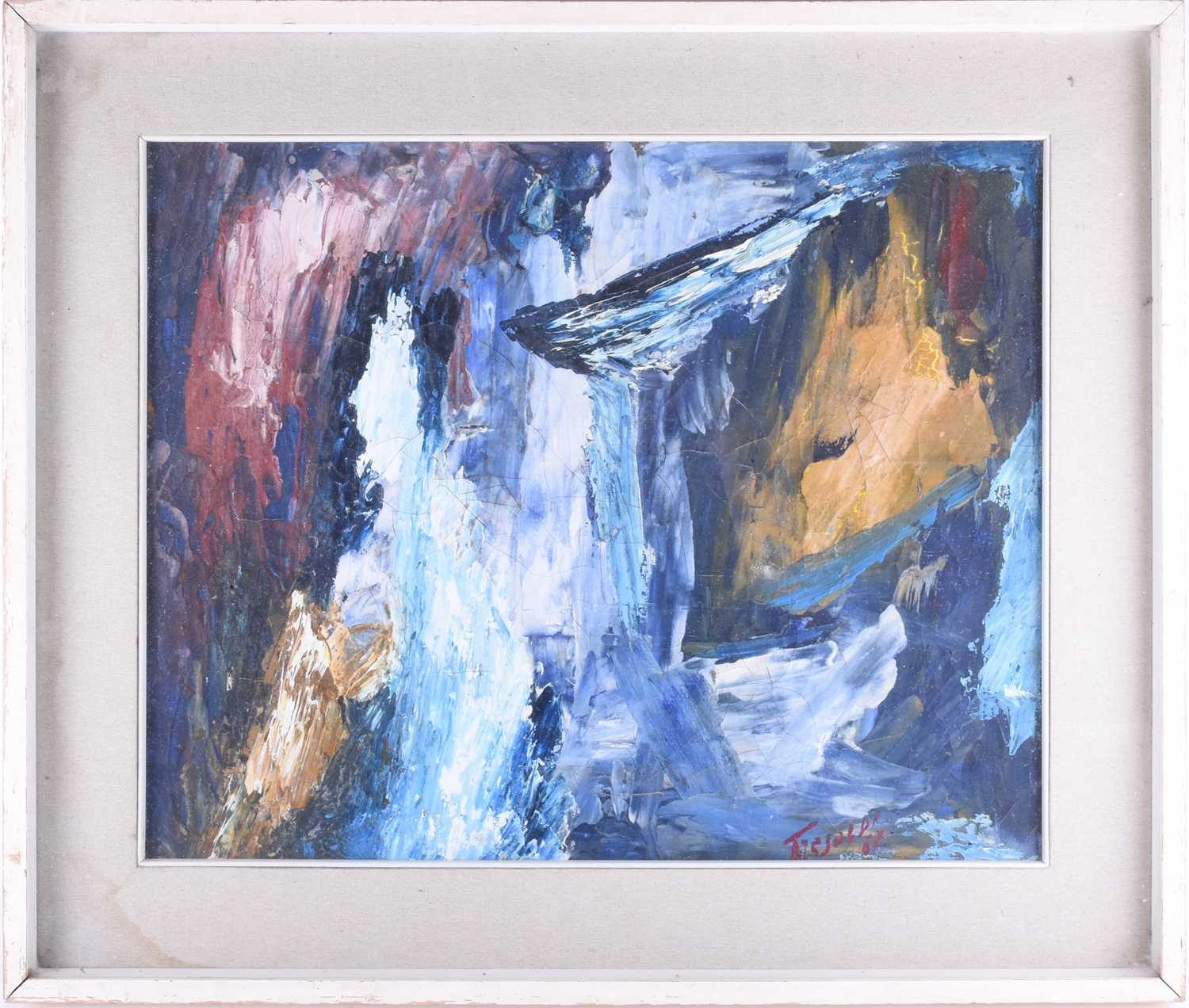 Lot 33 - Tresoldi (Italian, 20th century), abstract,...