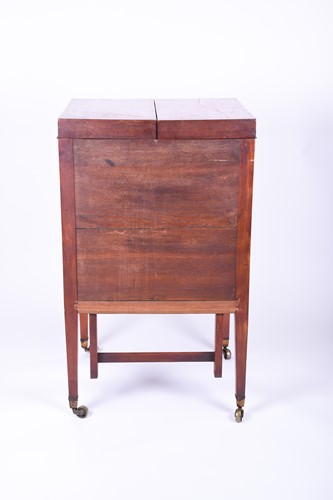 Lot 177 - A 19th century satinwood dressing chest, the...
