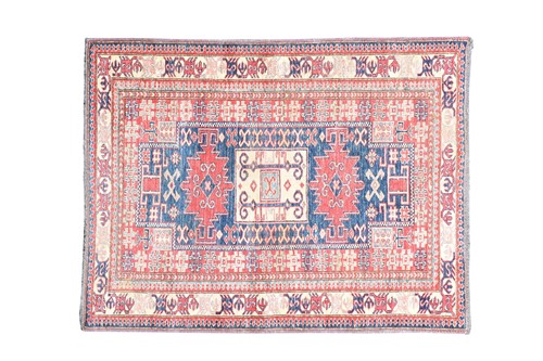 Lot 197 - An Afghan Kazak rug, 20th century, with...