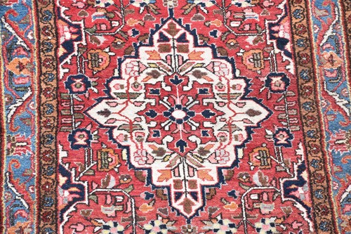 Lot 199 - A Persian rug, 20th century, with central...