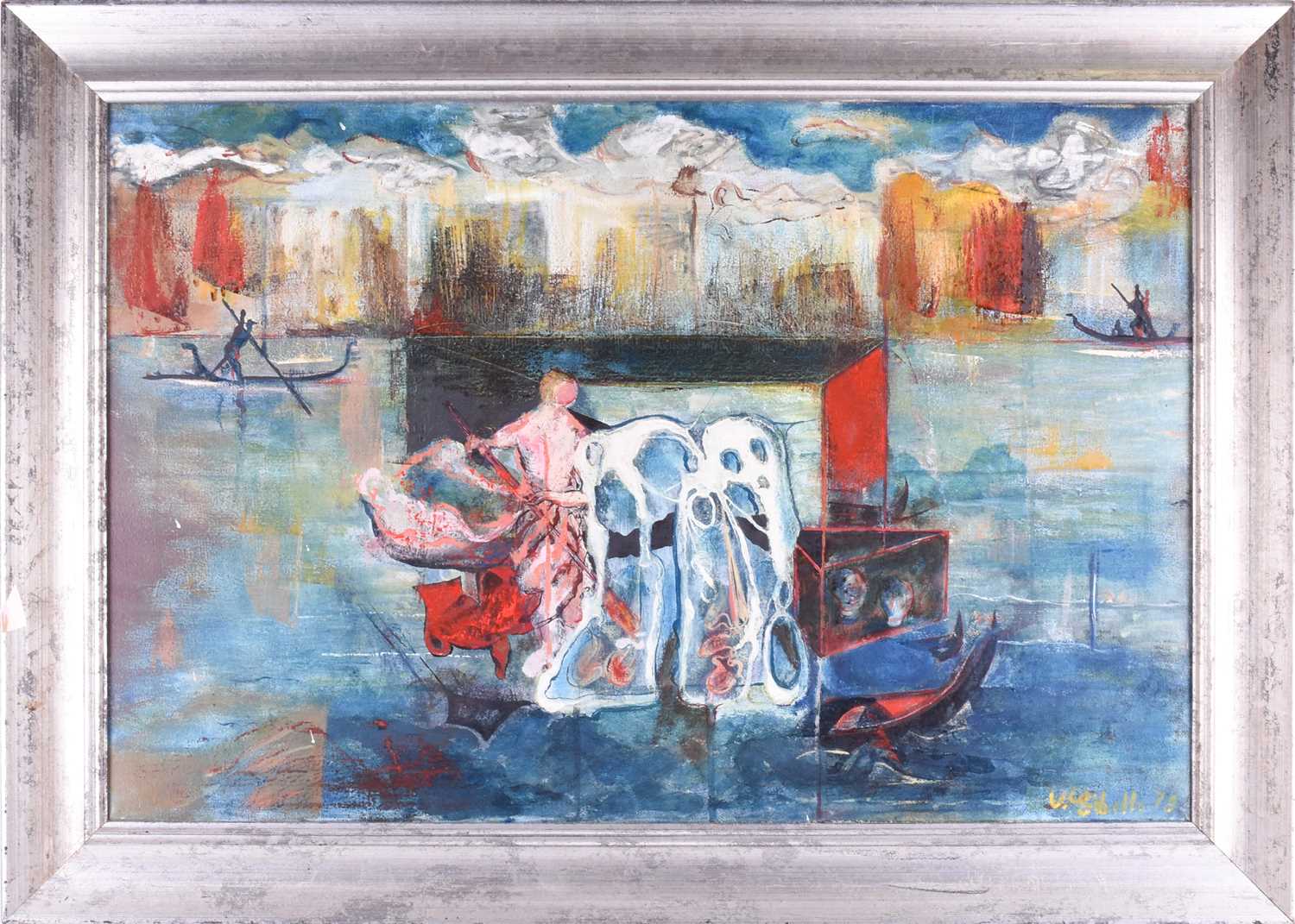 Lot 26 - Vilmo Gibello, (1916 - 2013) Italian, abstract...