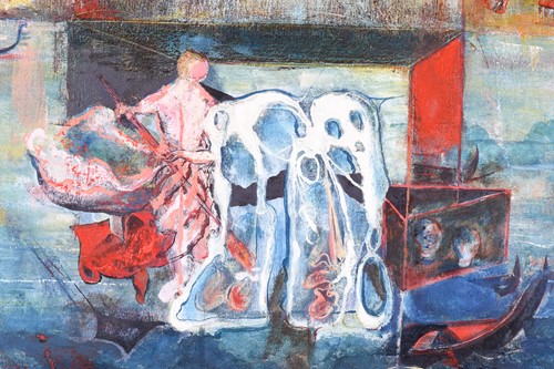 Lot 26 - Vilmo Gibello, (1916 - 2013) Italian, abstract...