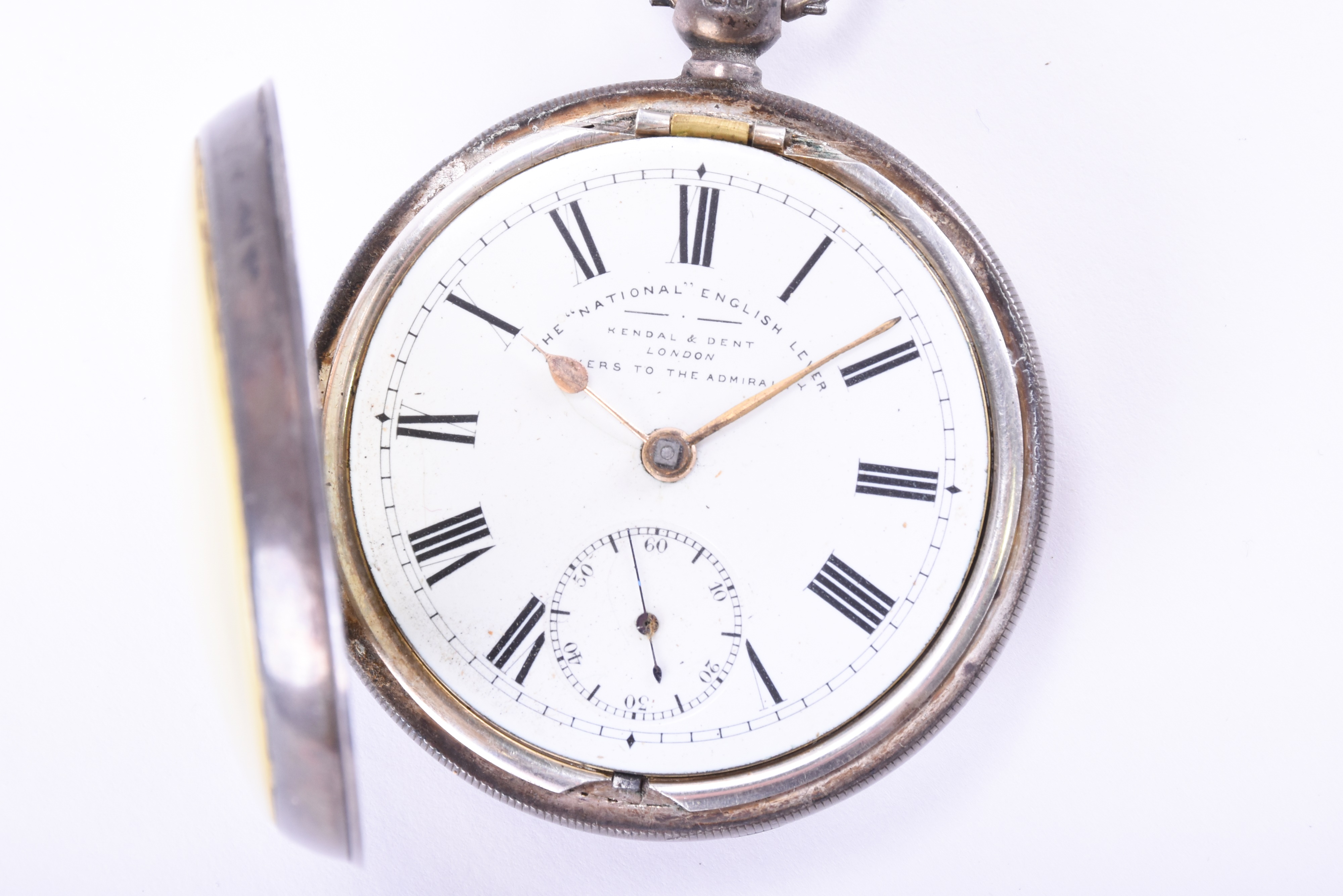 Lot 529 A silver cased Kendal Dent pocket watch