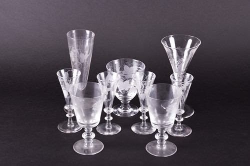 Lot 447 - A collection of drinking vessels, some in the...