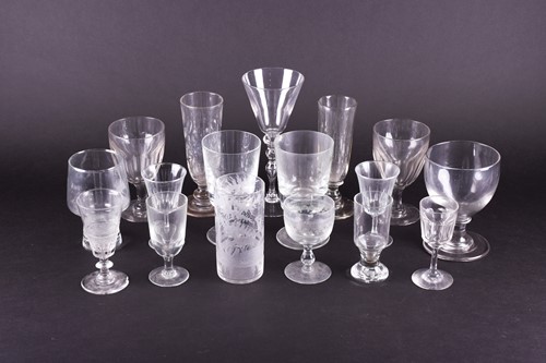 Lot 260 - A large collection of drinking vessels, 19th...