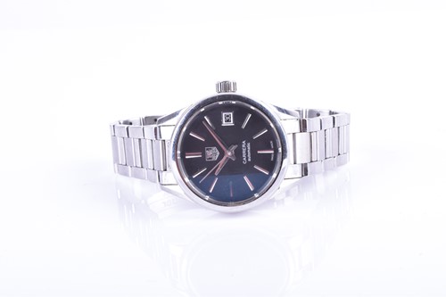Lot 528 - A Tag Heuer Carrera automatic stainless steel...