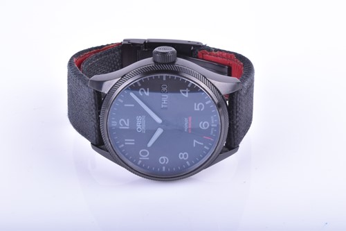 Lot 573 - An Oris Pro Pilot Air Racing black PVD...