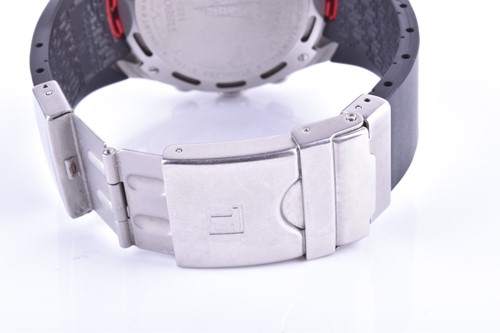 Lot 393 - A Tissot Sailing Touch stainless steel quartz...