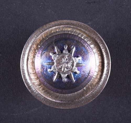 Lot 609 - A modern silver paperweight, James Brent Ward,...