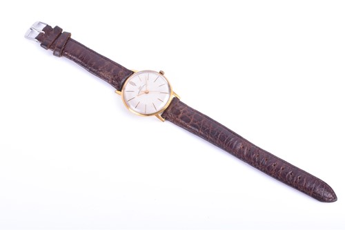 Lot 545 - A Russian gold 'cased' mechanical wristwatch...