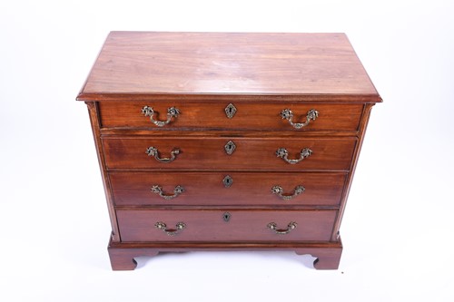 Lot 103 - A George III mahogany bachelor's chest, the...