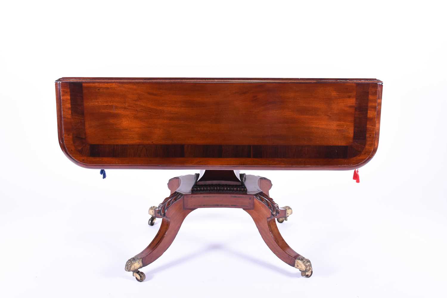 Lot 169 - A Regency mahogany pembroke table, the flame...