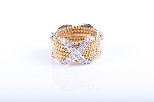 Lot 729 - Tiffany & Co. An 18ct yellow gold and diamond '...