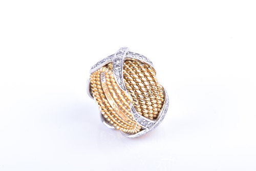 Lot 729 - Tiffany & Co. An 18ct yellow gold and diamond '...