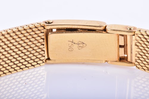 Lot 566 - An 18ct yellow gold ladies Omega cocktail...
