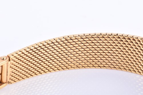 Lot 566 - An 18ct yellow gold ladies Omega cocktail...