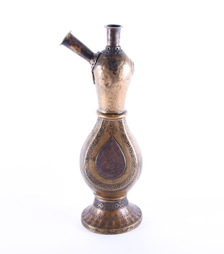 Lot 343 - A Tombak huqqa pipe base, 19th century, the...