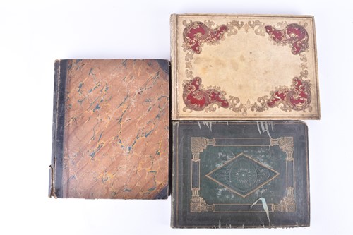Lot 46 - Three early to mid-19th century albums...