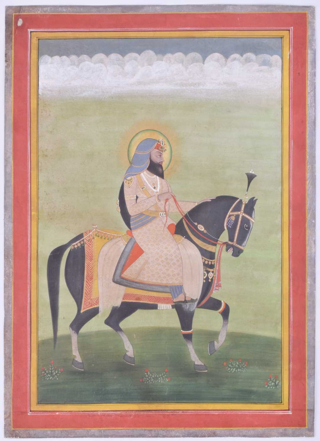 Lot 199 - North Indian School, an equestrian portrait of...