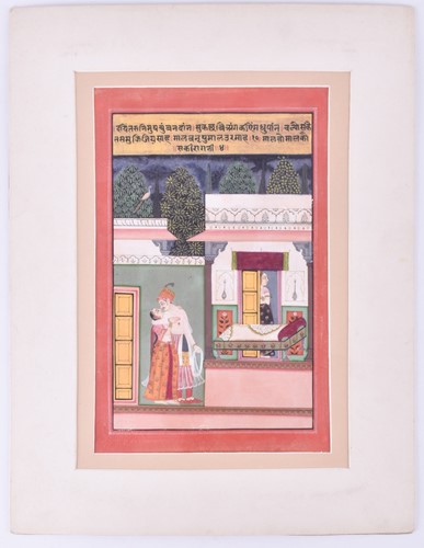 Lot 174 - North Indian School, 20th century, a courting...