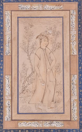 Lot 361 - Indian School, 19th century, a persian prince...