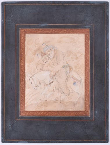 Lot 192 - Indian School, 19th century, two weary...