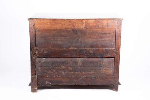 Lot 118 - A William and Mary oak chest of small...