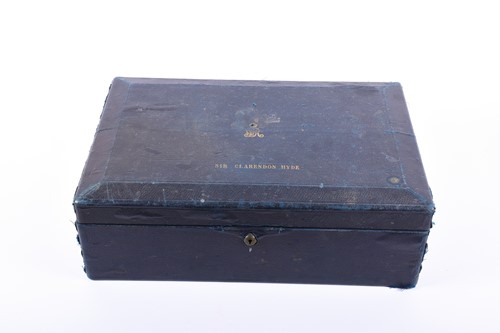 Lot 321 - A George V governmental issue despatch box,...