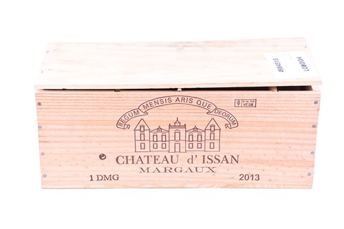 Lot 367 - A cased Chateau D'Issan Margaux 2013, double...
