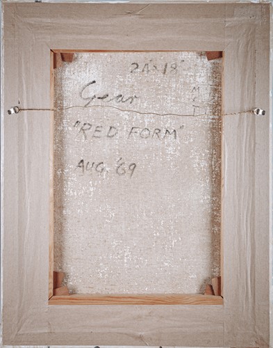 Lot 49 - William Gear, (1915-1997) British, 'Red Form',...