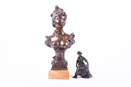 Lot 279 - Charles Anfrie (1833-1905) French, a patinated...