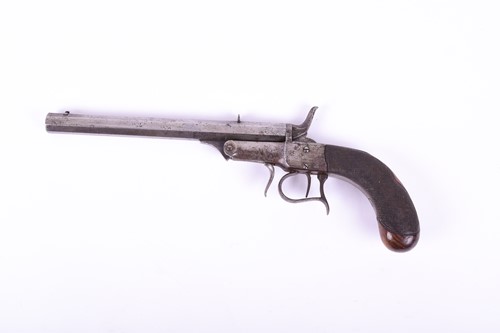 Lot 359 - A 19th century rimfire target/parlour pistol,...