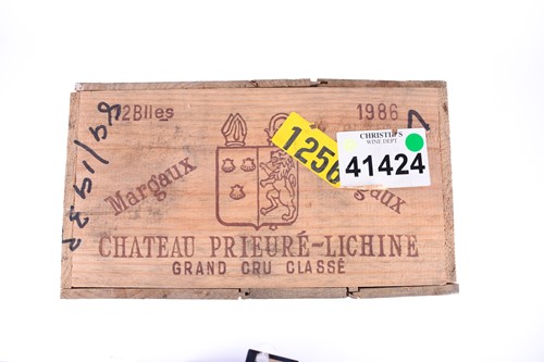 Lot 368 - 1986 Chateau Prieuré-Lichine, Grand Cru Classe...
