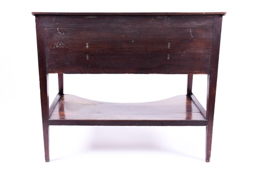 Lot 91 - A 19th century smalll mahogany desk, with...