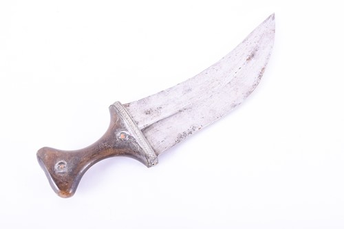 Lot 154 - A 19th-century Yemeni Jambiya dagger, the...