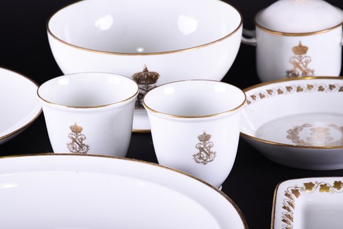 Lot 247 - A collection of 19th century Sevres white and...