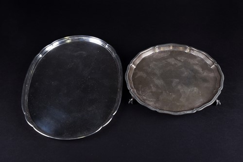 Lot 489 - A silver salver, Mappin & Webb, Sheffield 1947,...