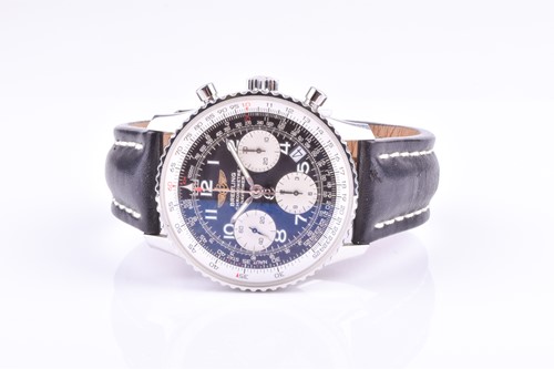 Lot 395 - A Breitling Navitimer stainless steel...